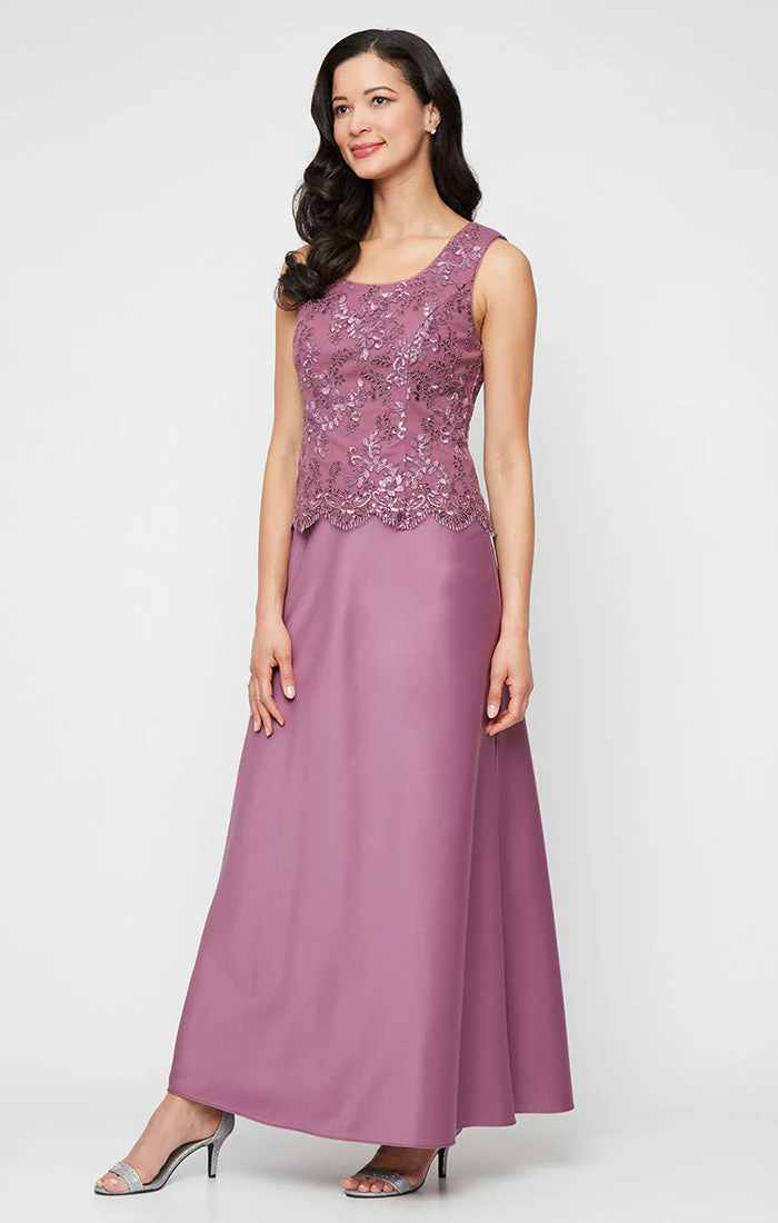 Alex Evenings 84171823 Plus Size Long Formal Mother of the Bride Jacket Dress - Primitiveus