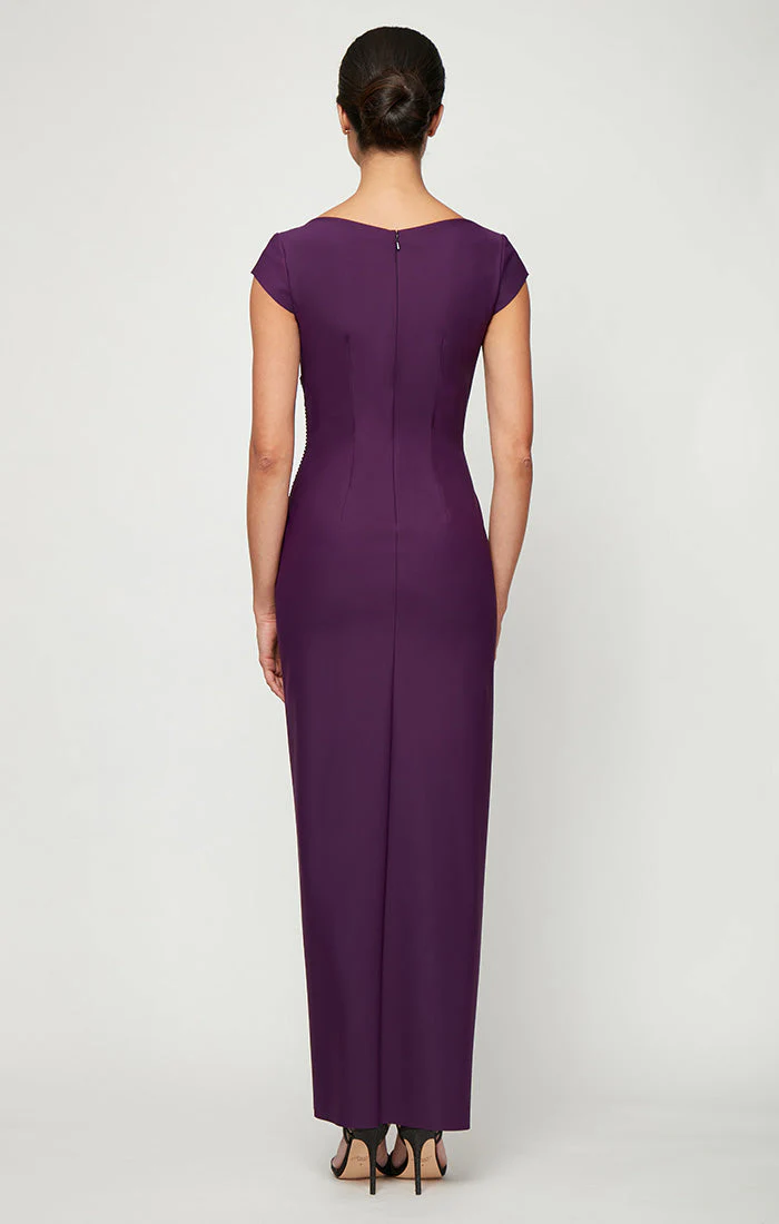 Alex Evenings 134087 Formal Long Pleated Mother of the Bride Dress - Primitiveus