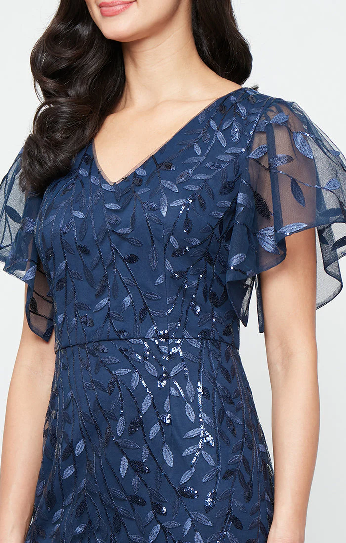 Alex Evenings 81171846 Mother of the Bride Fromal A Line Dress - Primitiveus