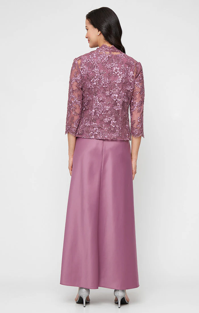 Alex Evenings 82171823 Formal Long Petite Mother of the Bride Jacket Dress - Primitiveus