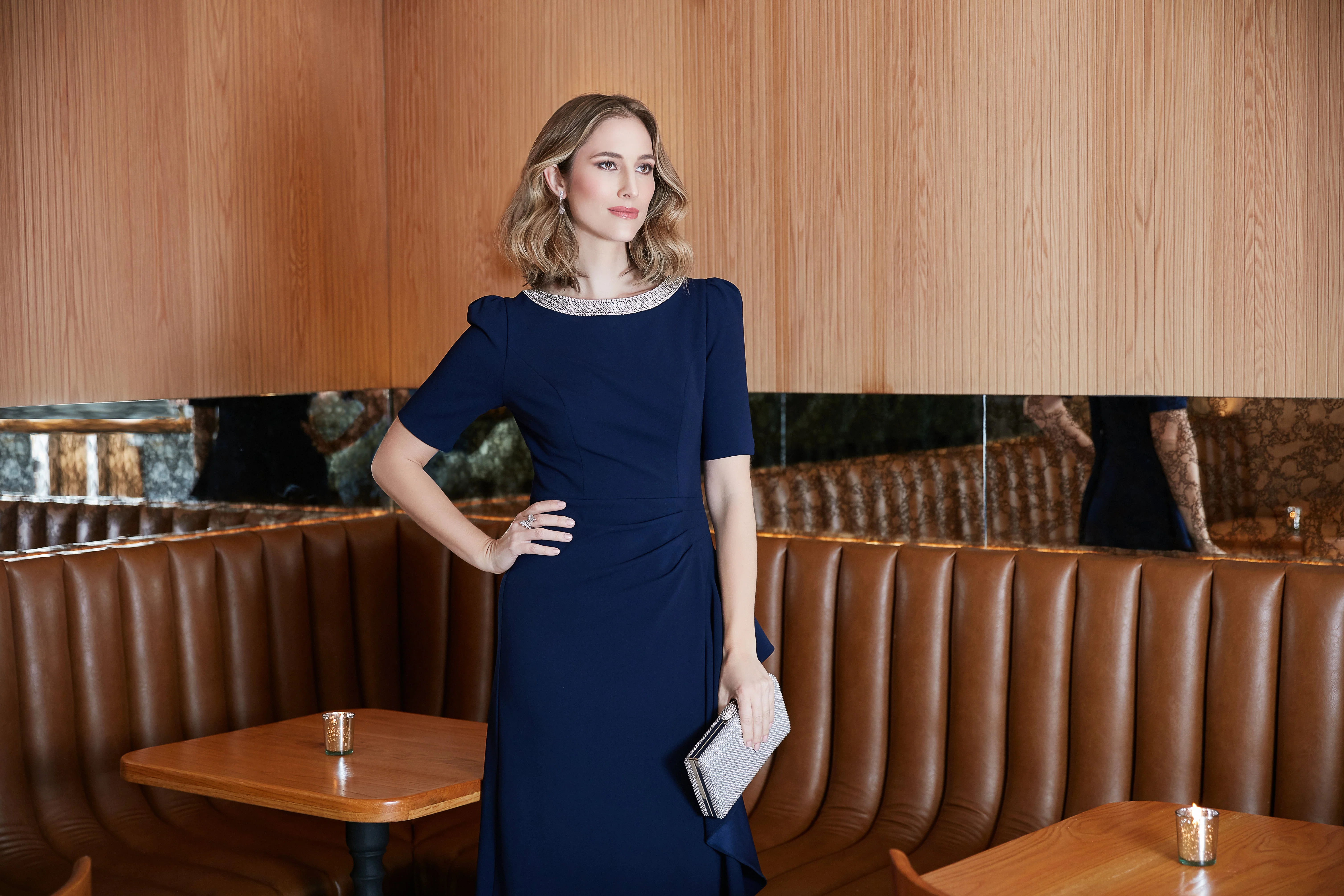 Alex Evenings 8160436 Formal Long Mother of the Bride Ruffle Dress - Primitiveus