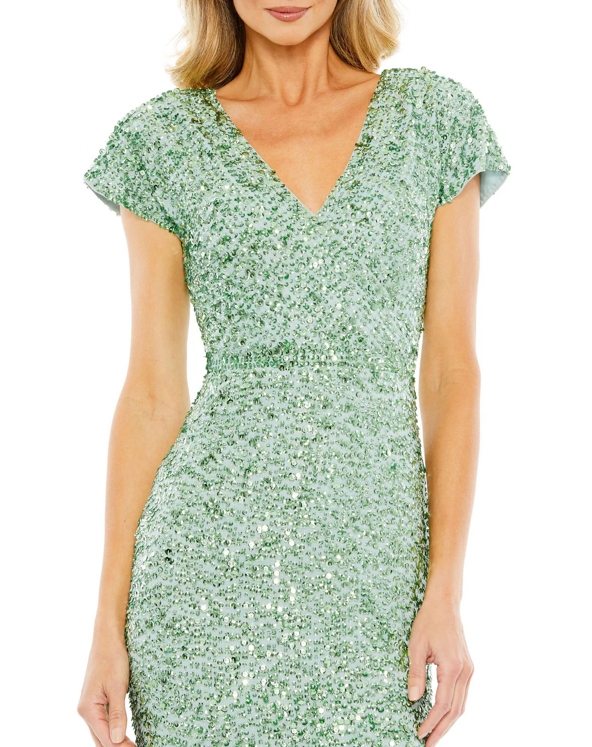 Mac Duggal 10766 Sage 10 Sale - Primitiveus