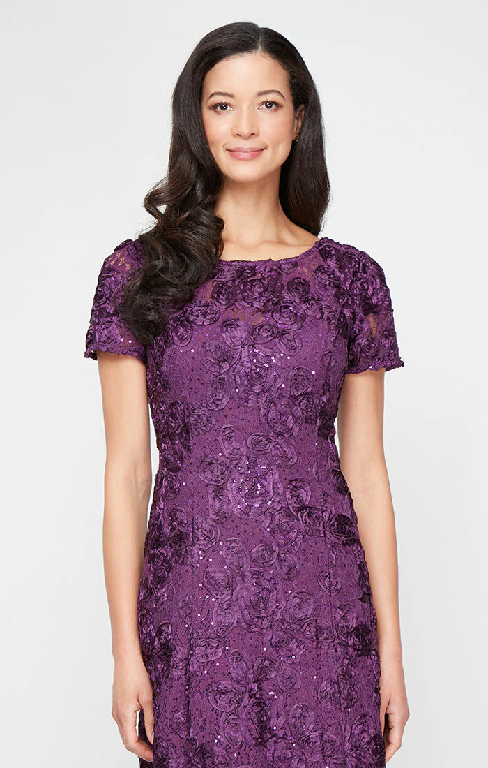 Alex Evenings 212788 Long A Line Petite Mother of the Bride Formal Dress - Primitiveus