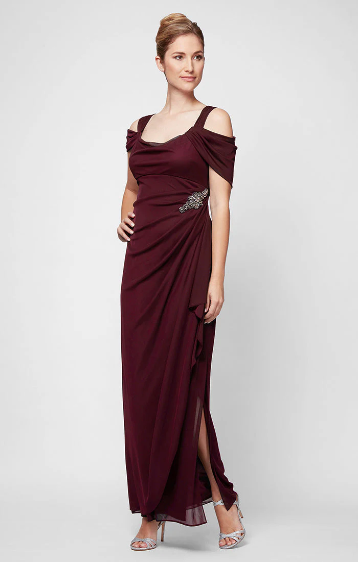 Alex Evenings 232902 Long Formal Fitted Evening Dress - Primitiveus