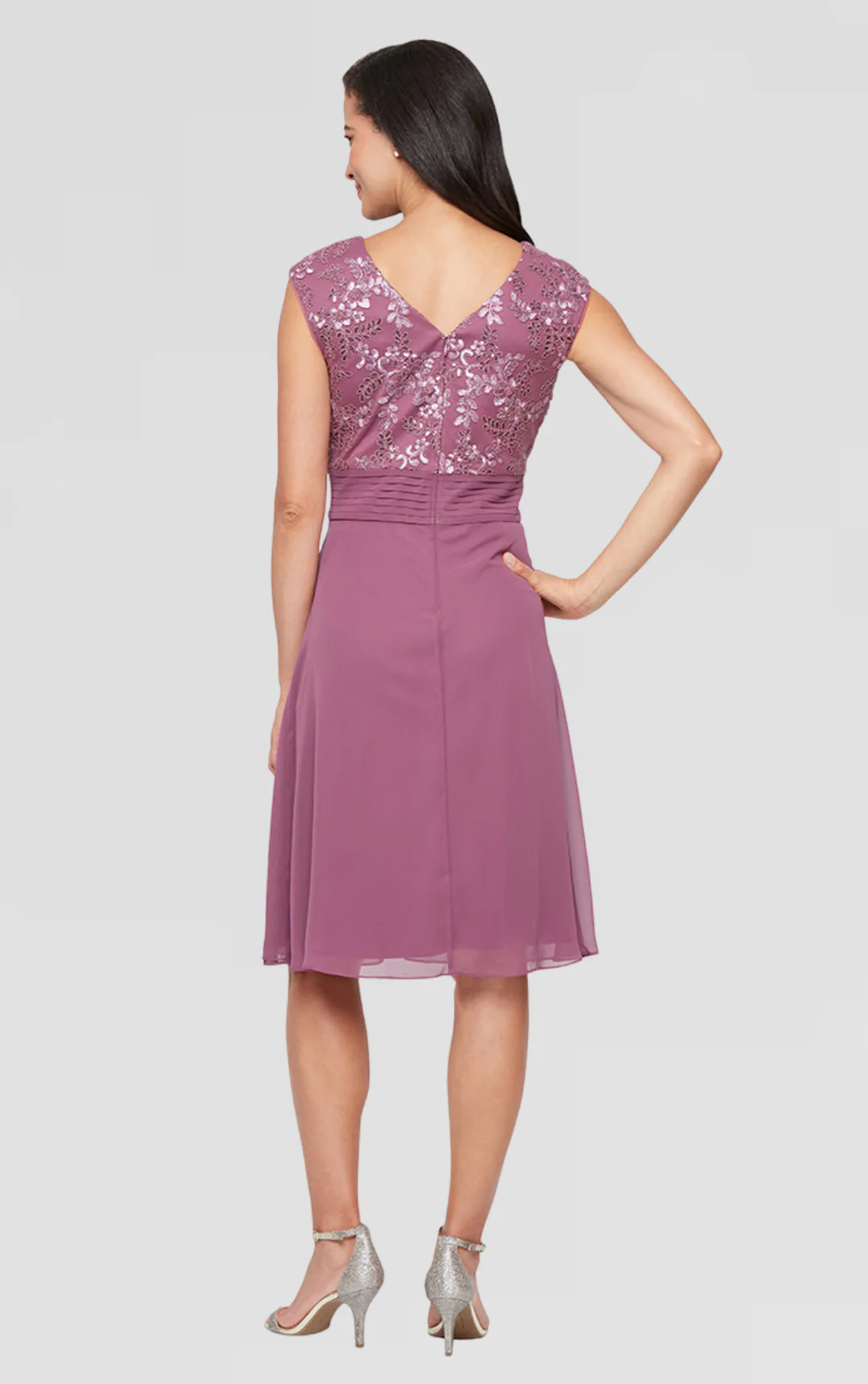 Alex Evenings 81171802 Short Mother of the Bride Cocktail Dress - Primitiveus