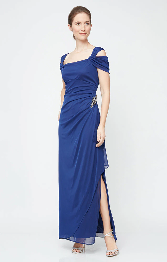 Alex Evenings 232902 Long Formal Fitted Evening Dress - Primitiveus