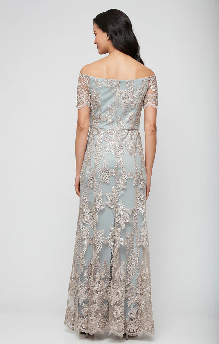 Alex Evenings 81171828 Long Formal Evening Dress - Primitiveus