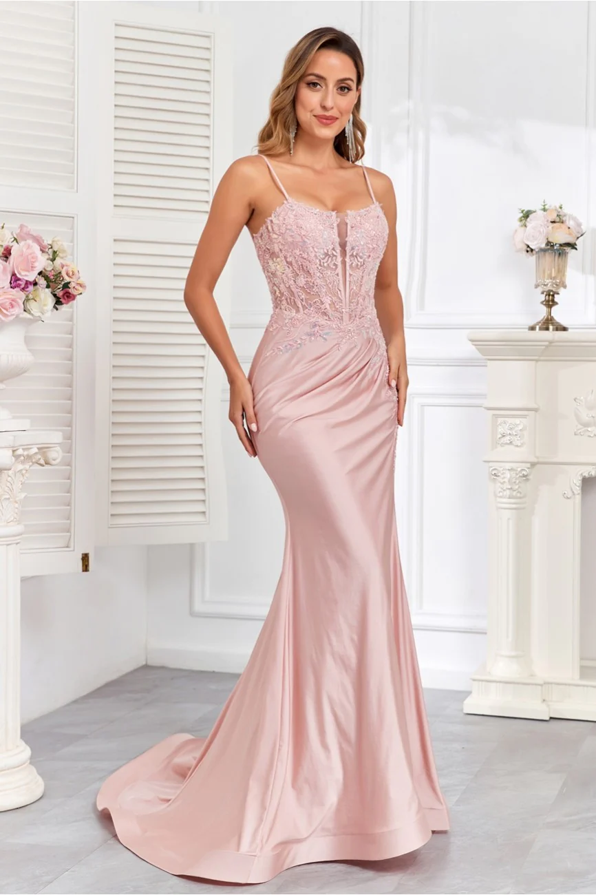 High Couture HC1007 Fitted Prom Long Formal Beaded Evening Gown - Primitiveus