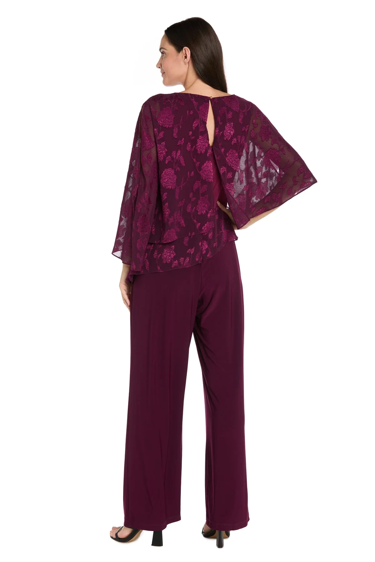R&M Richards 4263 Long Print Formal Jumpsuit - Primitiveus