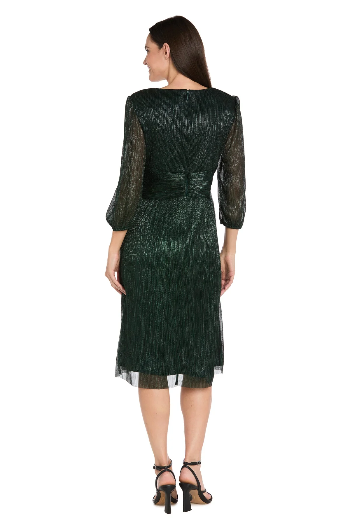 R&M Richards 3741 Homecoming Short Metallic Cocktail Dress - Primitiveus