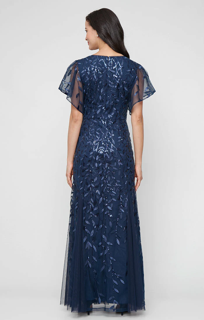 Alex Evenings 81171846 Mother of the Bride Fromal A Line Dress - Primitiveus