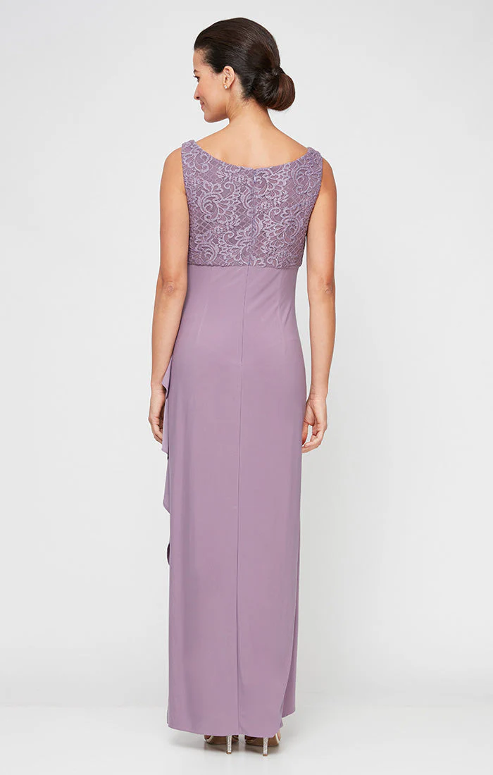 Alex Evenings 82122475 Petite Mother of the Bride Long Formal Lace Jacket Dress - Primitiveus