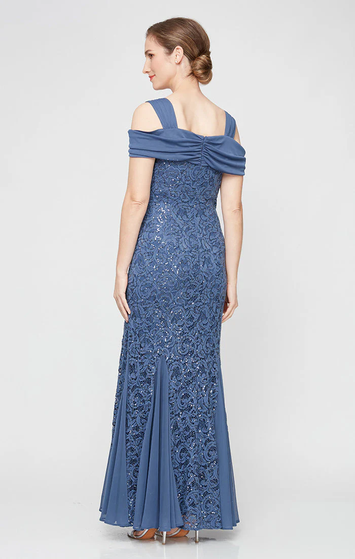 Alex Evenings 81122593 Formal Long A Line Evening Dress - Primitiveus