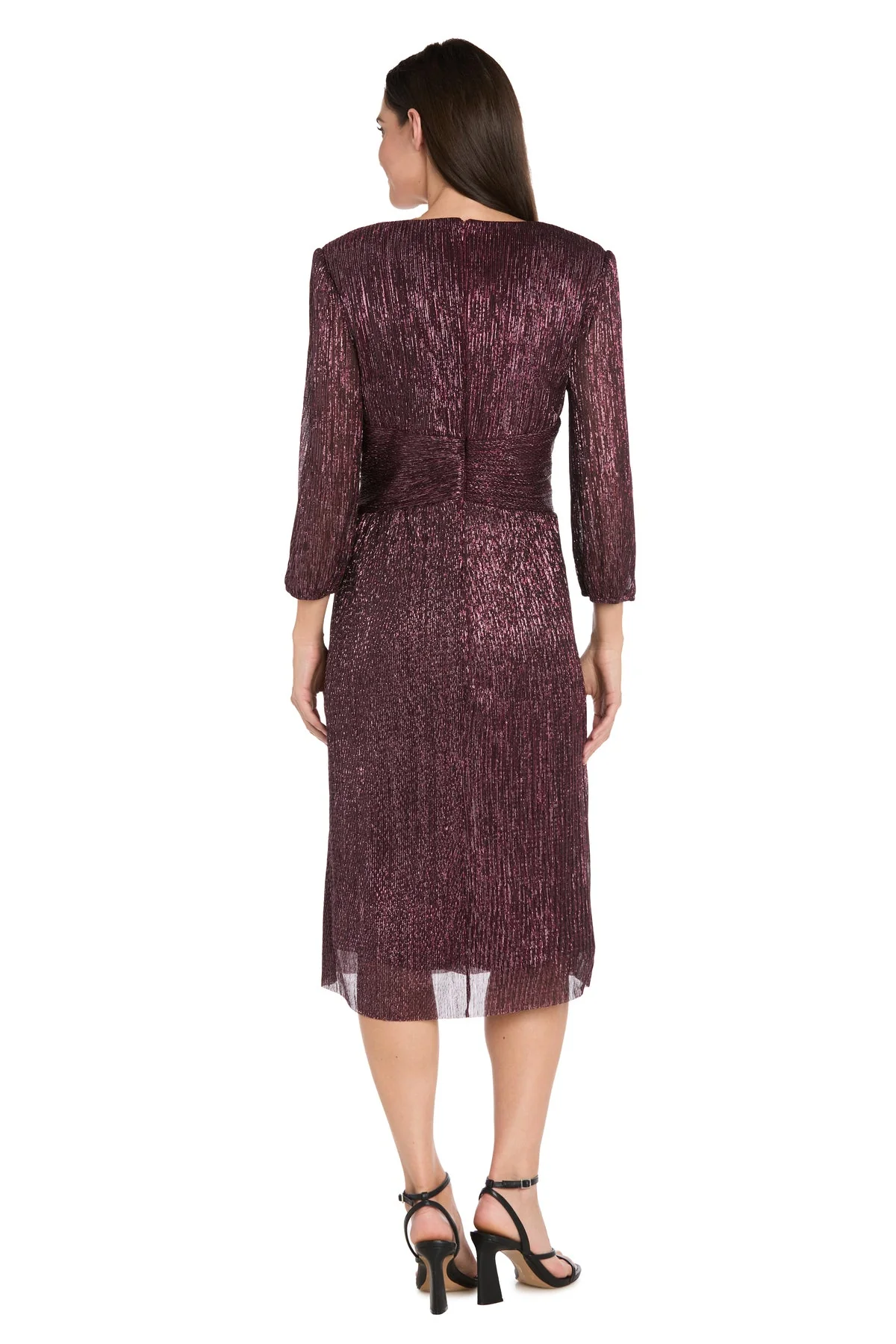 R&M Richards 3741 Homecoming Short Metallic Cocktail Dress - Primitiveus