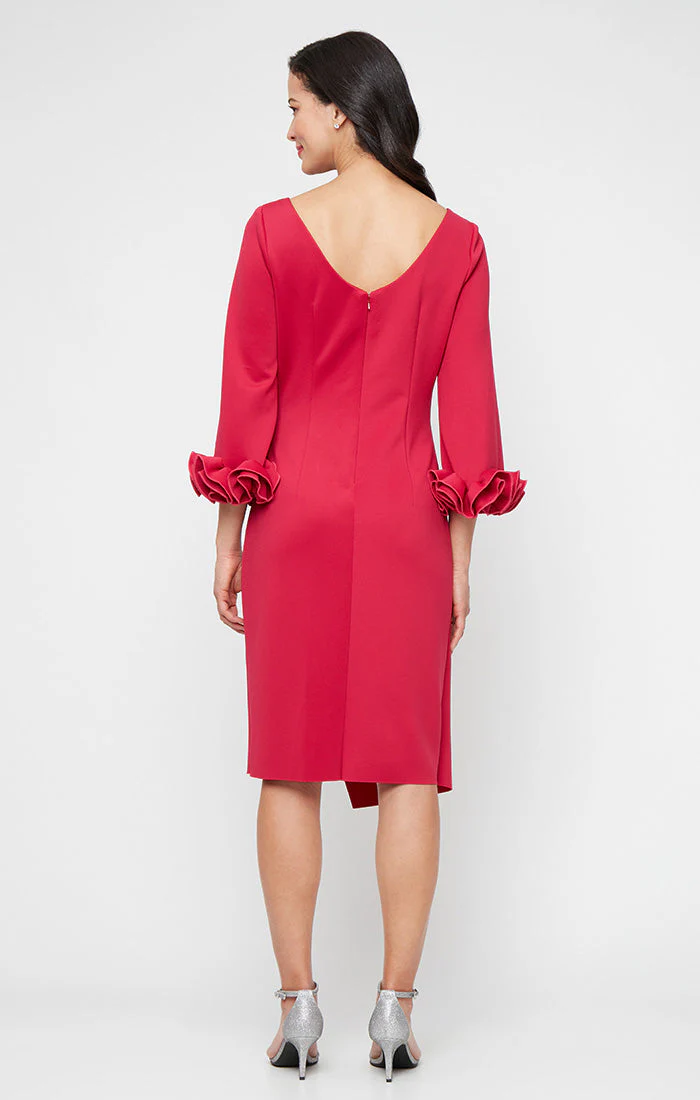 Alex Evenings 8160516 Short Mother of the Bride Ruffle Dress - Primitiveus