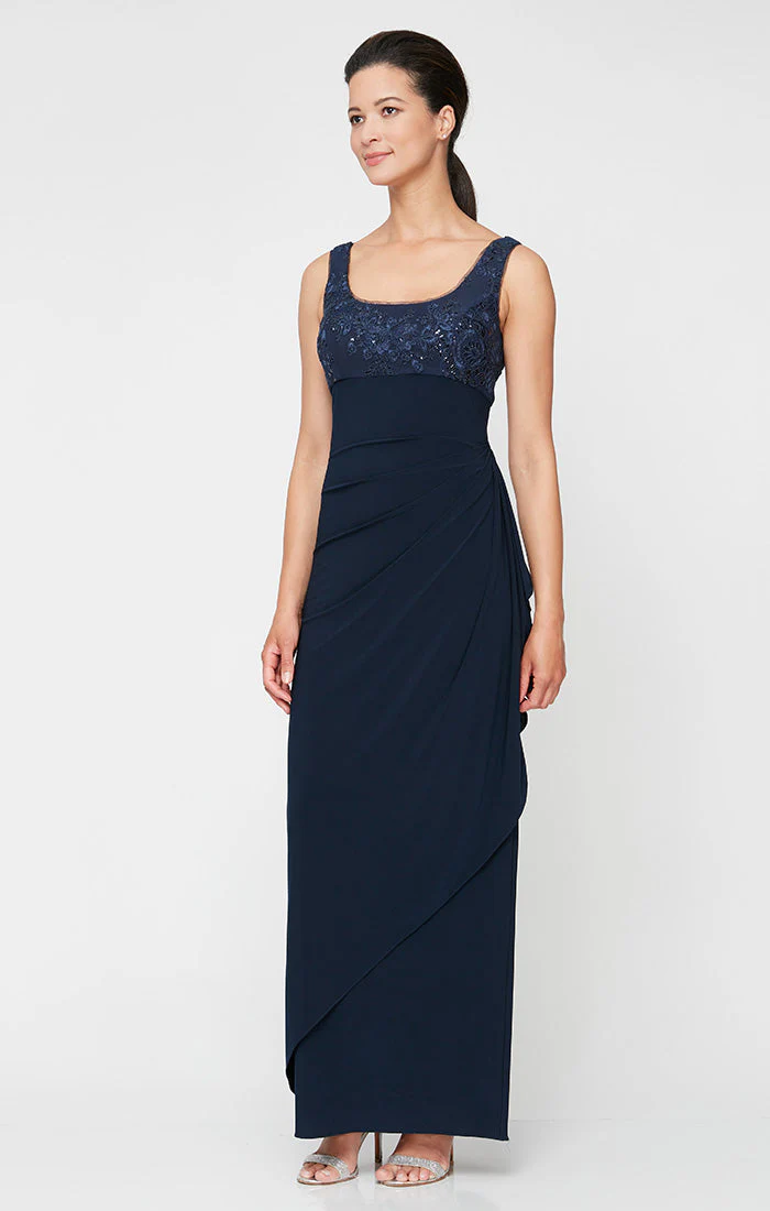 Alex Evenings 82171194 Petite Formal Mother of the Bride Long Jacket Dress - Primitiveus