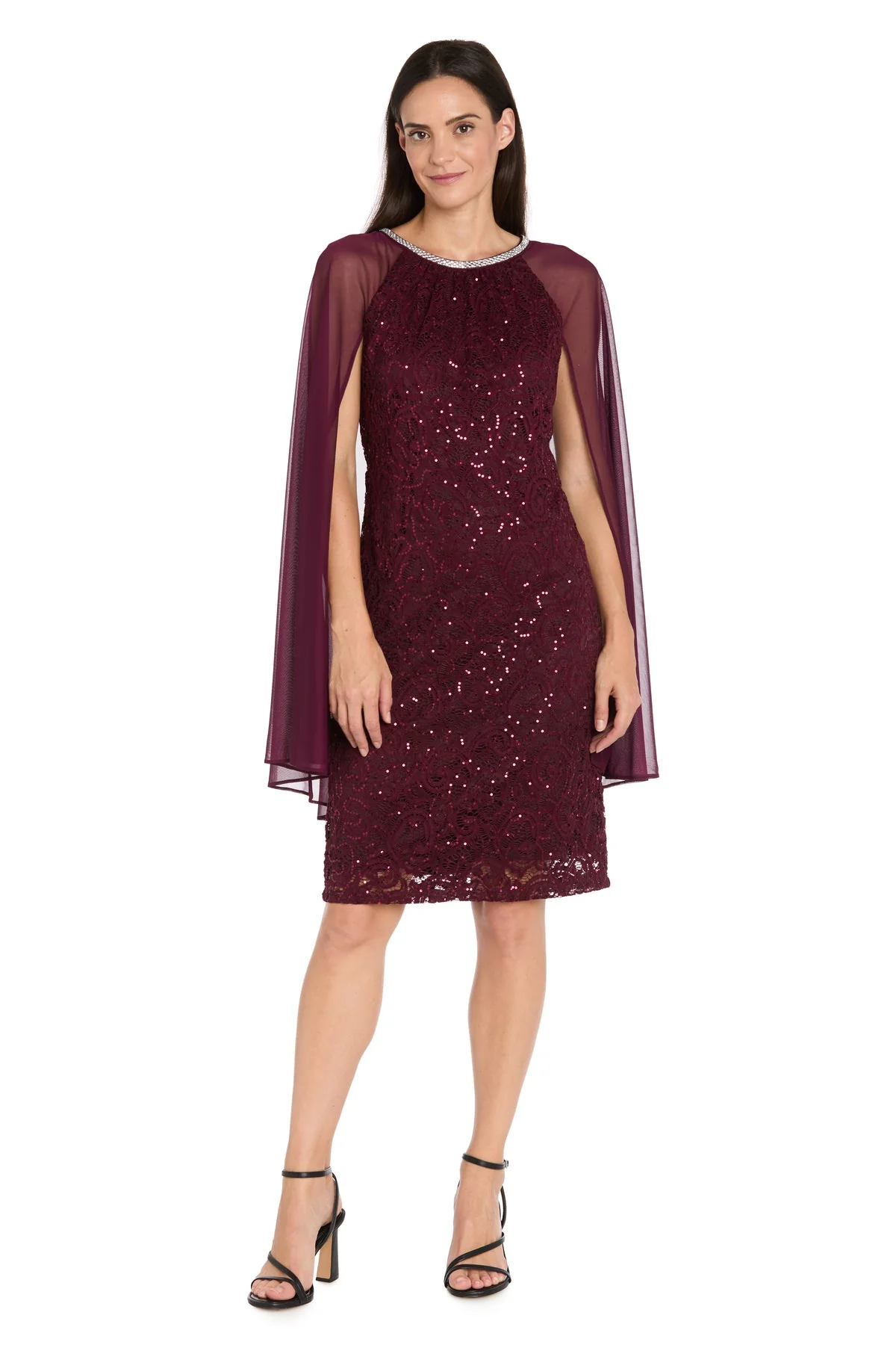 R&M Richards 3864 Short Lace Homecoming Cocktail Dress - Primitiveus