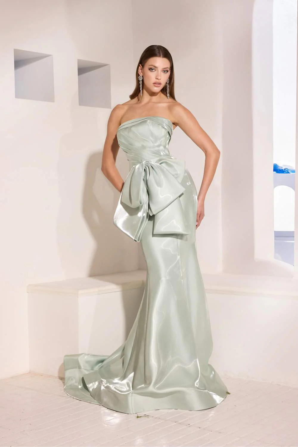 Terani Couture 252E5164 Fitted Long Formal Evening Dress - Primitiveus