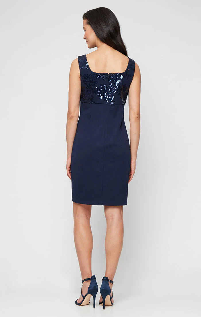 Alex Evenings 81961003 Short Mother of the Bride Sequin Jacket Dress - Primitiveus