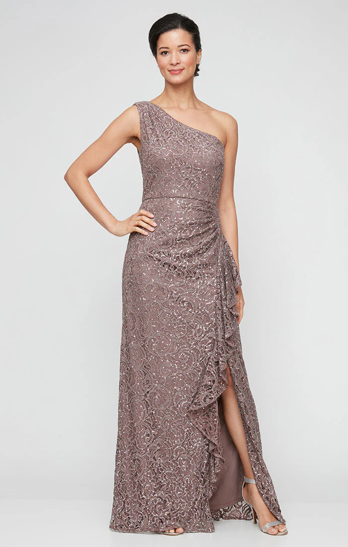Alex Evenings 81122625 Long Formal Sequin Evening Dress - Primitiveus