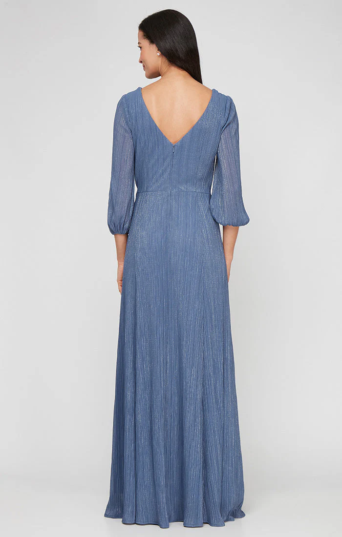 Alex Evenings 81321037 Long Mother of the Bride Pleated Formal Dress - Primitiveus