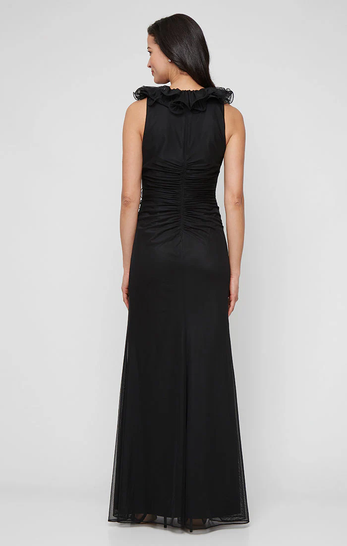 Alex Evenings 81321036 Long Ruffle Formal Evening Dress - Primitiveus