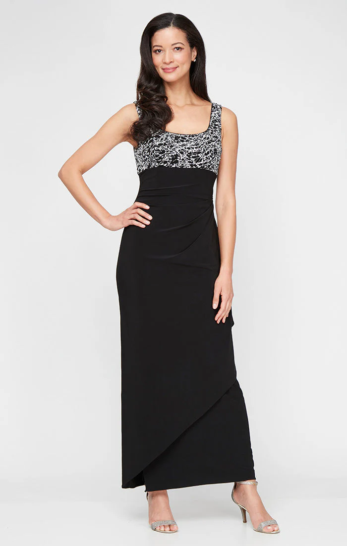 Alex Evenings 2211421 Petite Long Bolero Mother of the Bride Formal Jacket Dress - Primitiveus