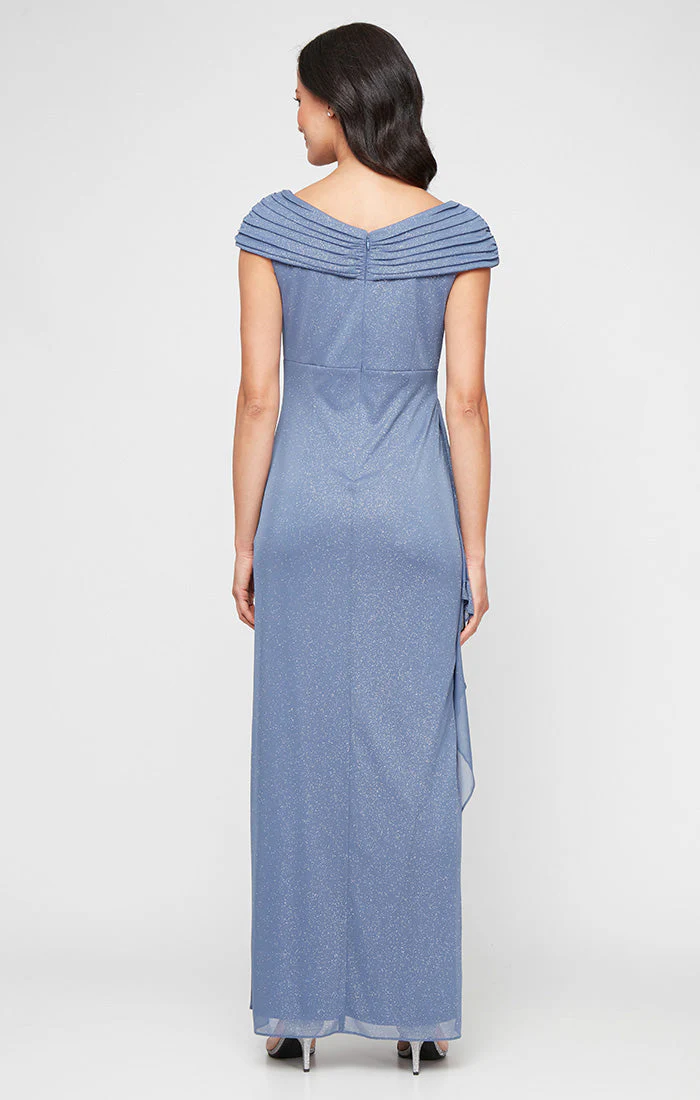 Alex Evenings 8133115 Long Formal Glitter Evening Dress - Primitiveus