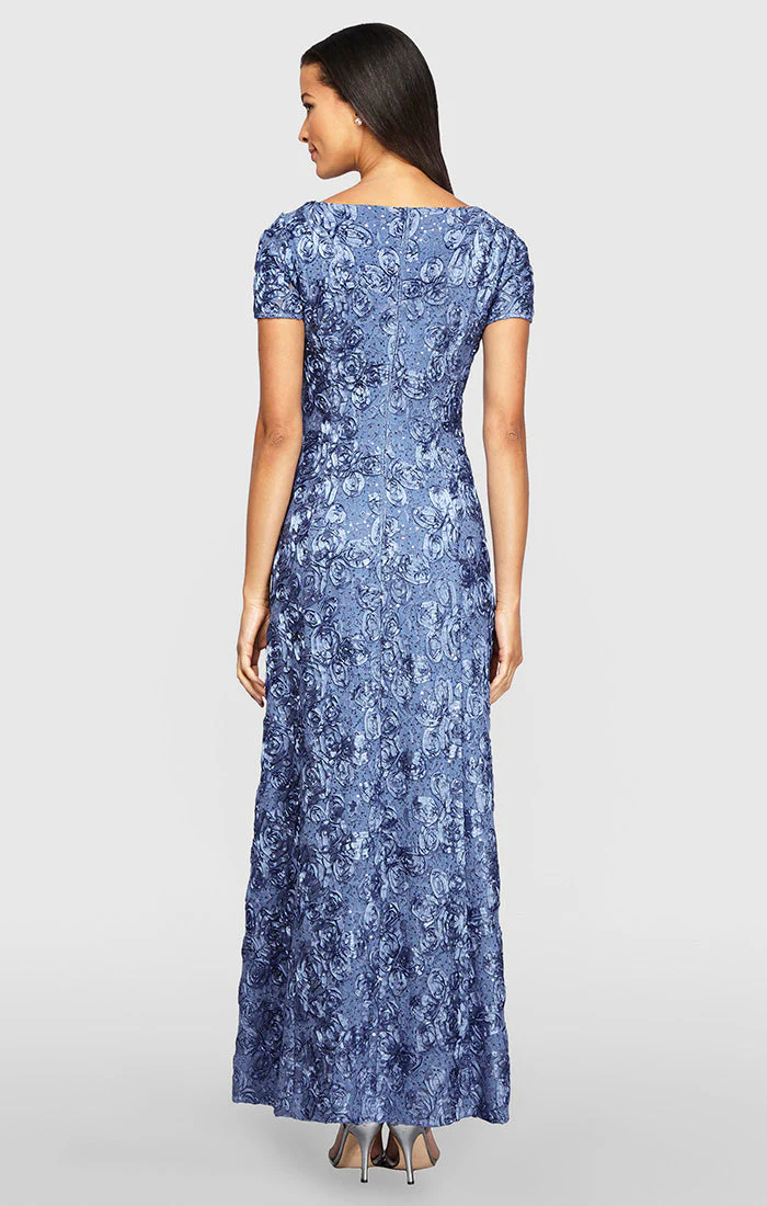 Alex Evenings 212788 Long A Line Petite Mother of the Bride Formal Dress - Primitiveus