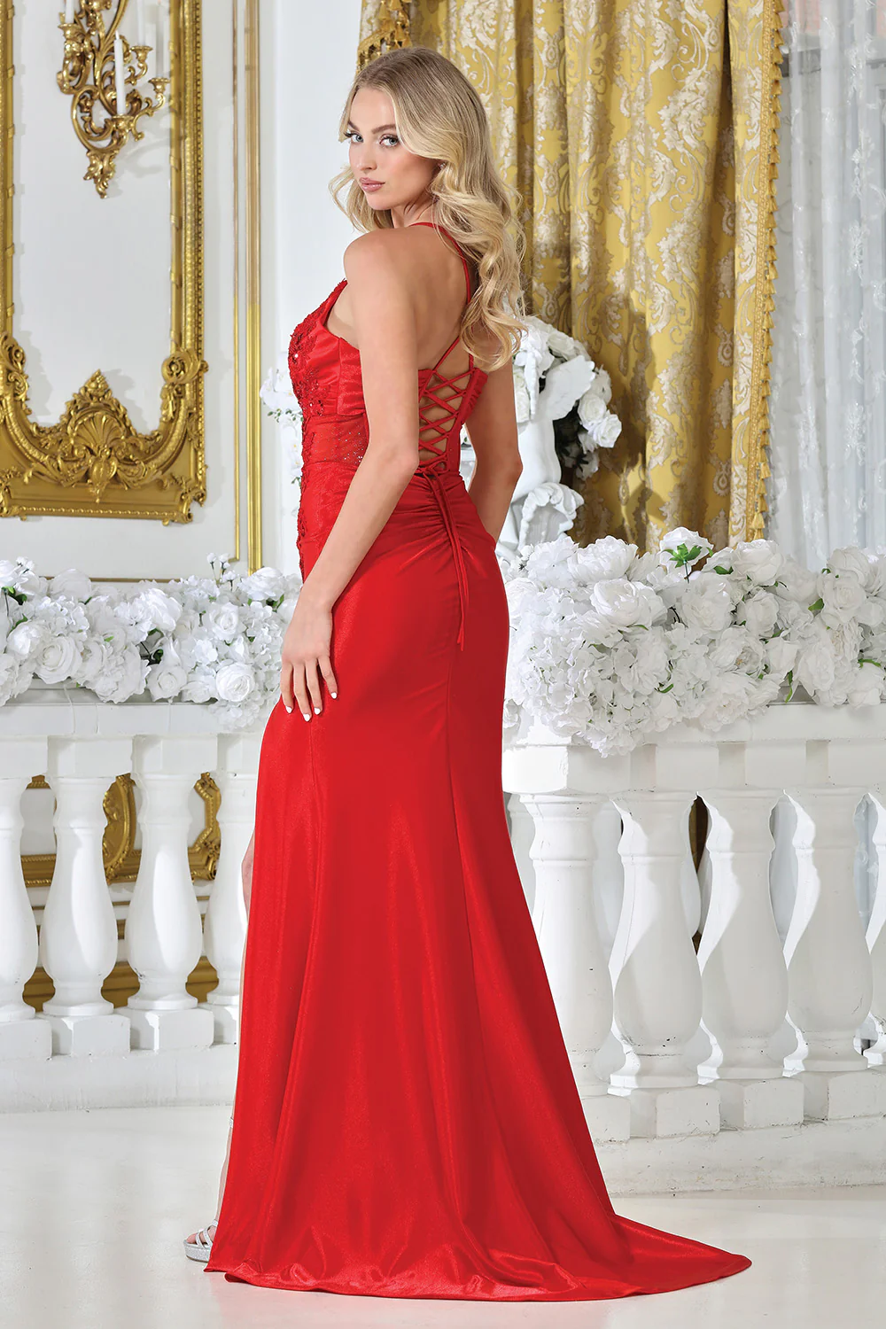 Adora Design 3329 Long Formal Fitted Prom Dress - Primitiveus