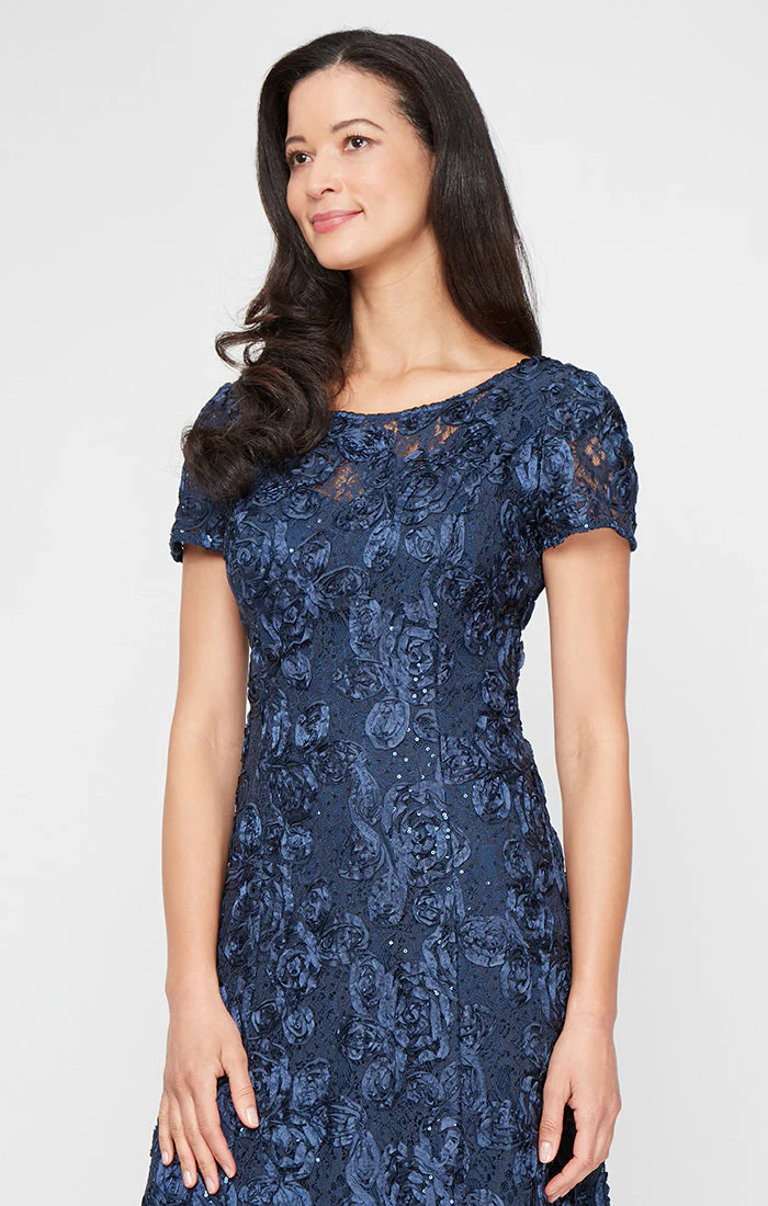 Alex Evenings 212788 Long A Line Petite Mother of the Bride Formal Dress - Primitiveus