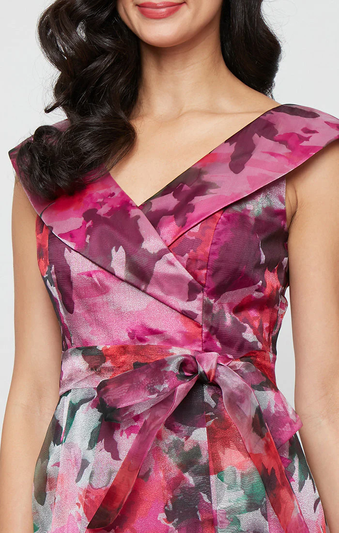 Alex Evenings 8140319 Long Formal Floral Print Dress - Primitiveus